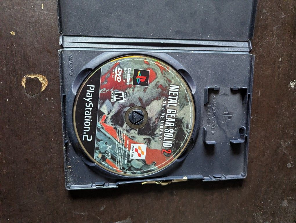 Metal Gear Solid 2 PS2 Game