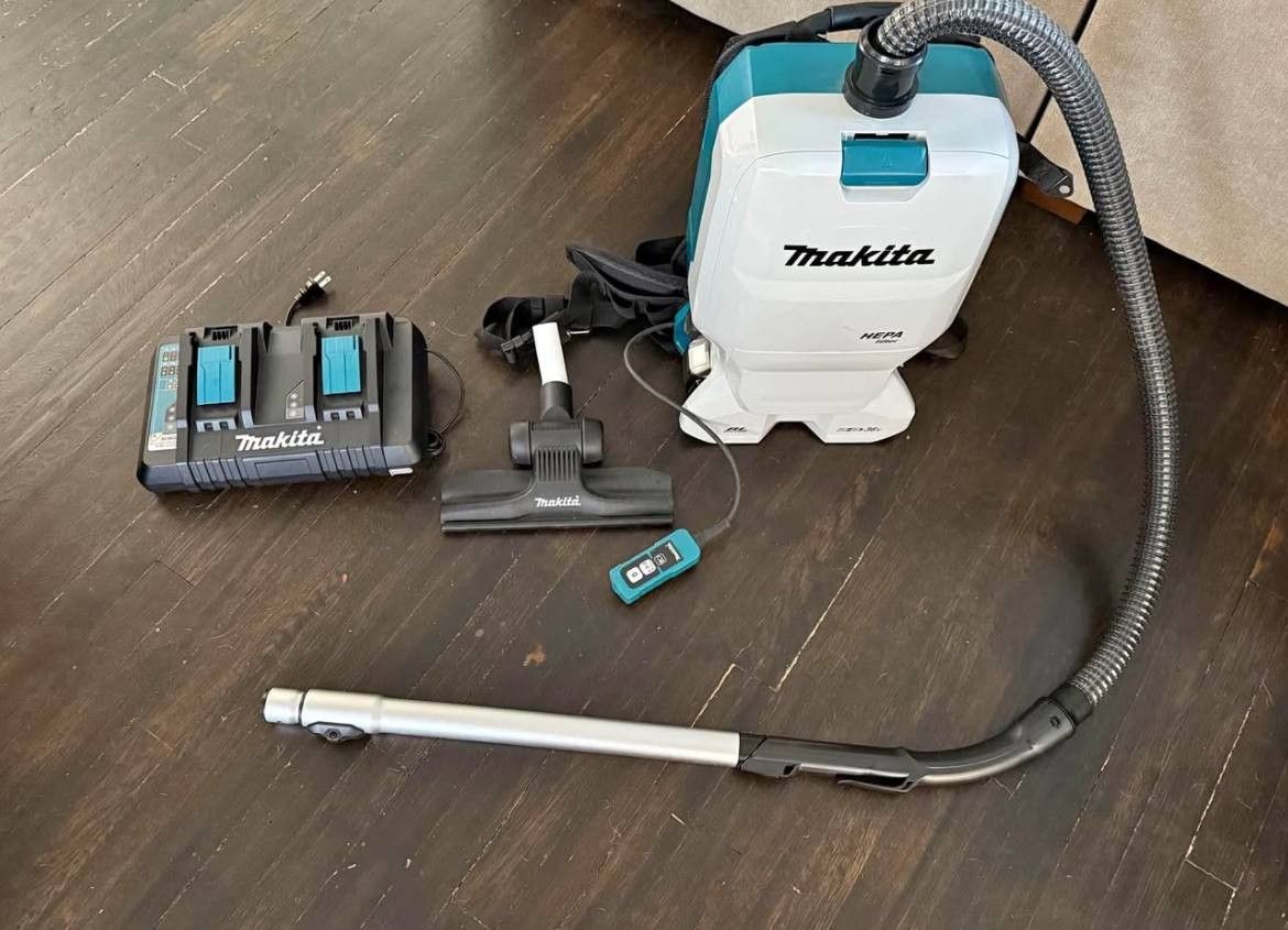 Makita Cordless Backpack Vacuum