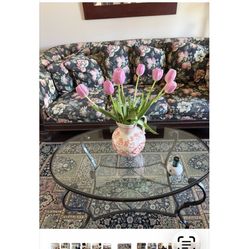 Large Sofa Loose-pillows, Henredon