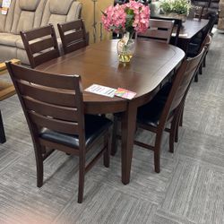 Oval Dining Table Set