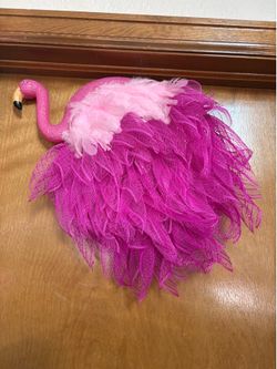 Flamingo wreath