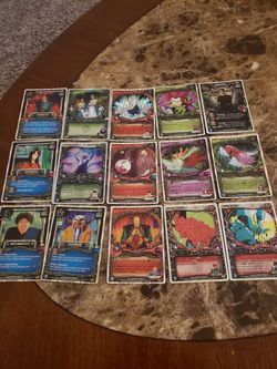 Yu Yu Hakusho holo,foil cards, shackles, spirit blast, final sacrifice, recall, kuroko