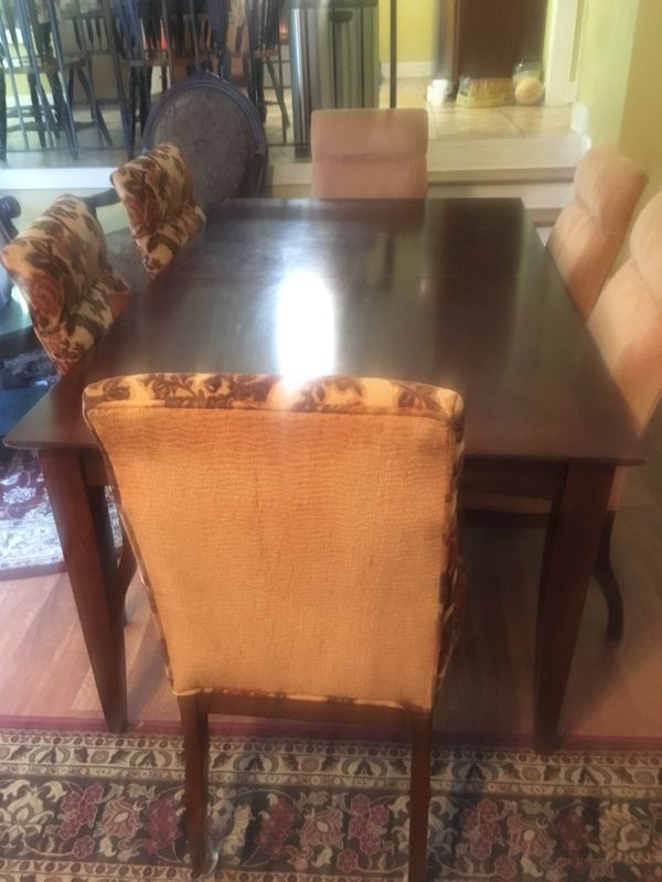 Dining Room Table With Six Chairs Furniture In Roswell Ga Offerup