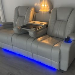 Leather Electric Recliner 