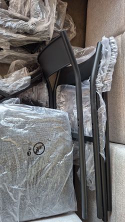 Black Metal Folding Chair