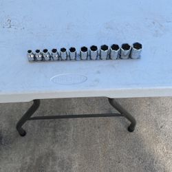 Snap On 3/8 Drive Metric Sockets 