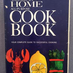 American Home All-Purpose Cookbook classic 1966 American cooking reference, 2000+ recipes, full color photographs, hundreds of tips on cooking techniq