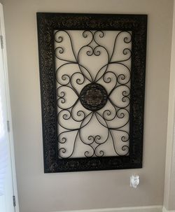 Decorative Hanging Metal Wall Panel 40w, 60L and Circular Wall Panel 