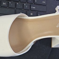 White High Heels 8.5womens