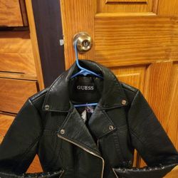 Guess Designer Purse With Matching Leather Coat