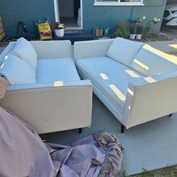Set of 2 Joybird Couches 36x24x60in