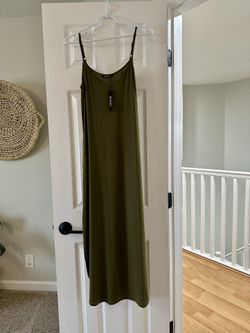 Olive Maxi Dress w/ Tags