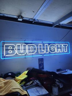 Neon bud light sign