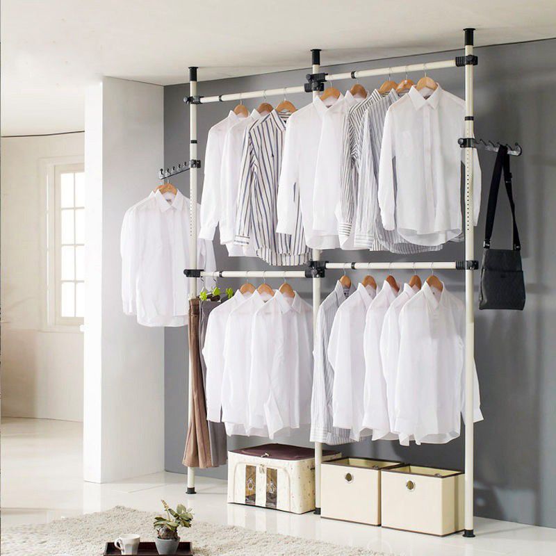 NEW Adjustable Garment Rack Clothes Hanger for Home Bedroom Storage Area Dressing room Clothes Shop