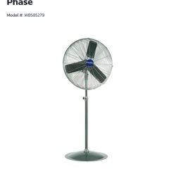 24" Industrial Pedestal Fan