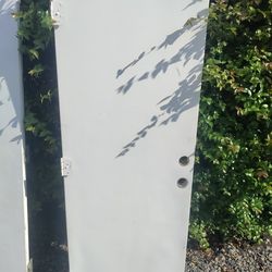 Exterior metal door smooth finish approximately 29.75x79