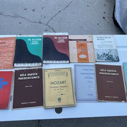 Sheet music for piano, Pre Owned. 