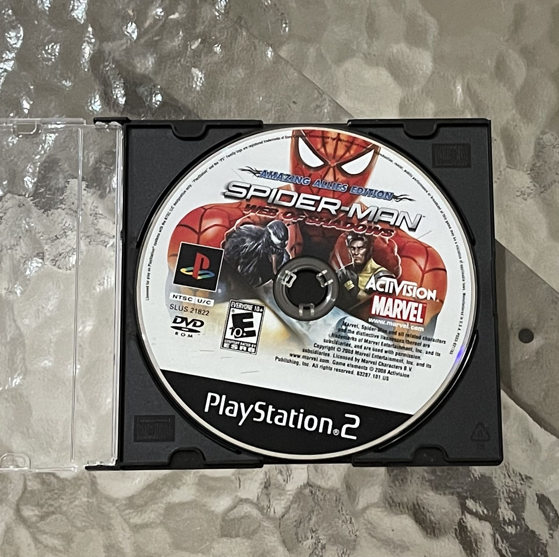 Spider-Man: Web of Shadows ROM, PS2 Game