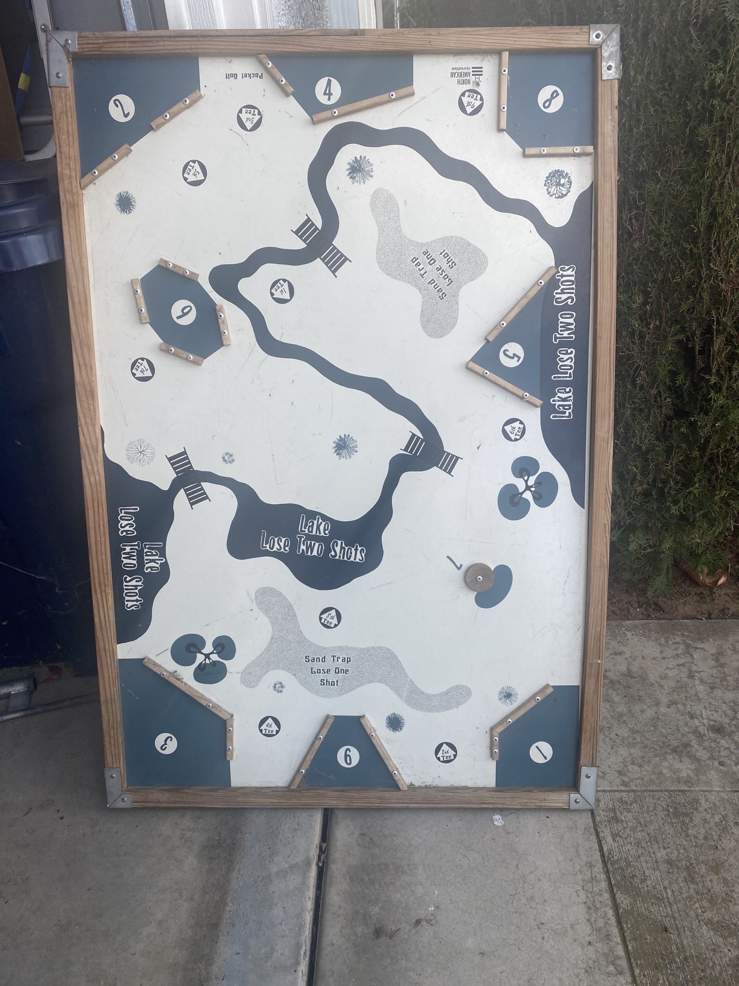 Vintage Tabletop Golf / Pinball Game