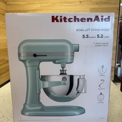 KitchenAid 5.5 Quart Bowl-Lift Stand Mixer KSM55 - ice: 11 speeds, 500W, Stainless steel