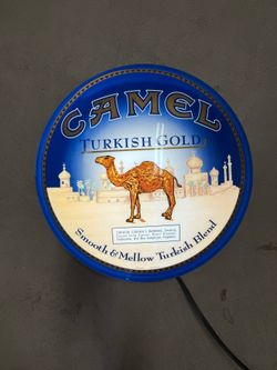 Camel Turkish Gold Sign