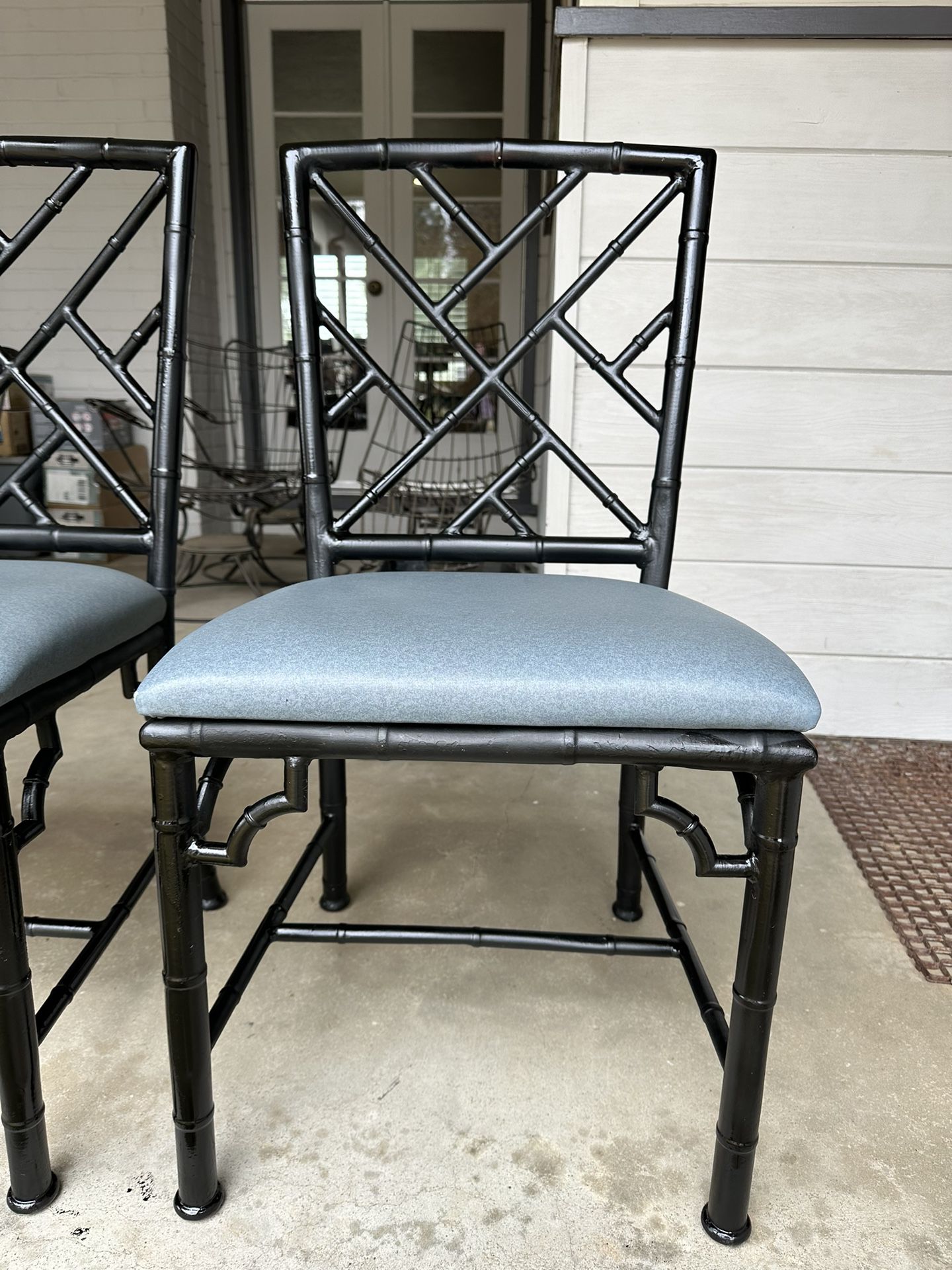 Vintage Black Aluminum Chair’s