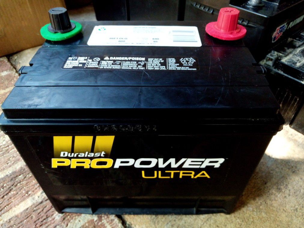 Duralast Pro Power Ultra group 86 car truck battery perfect condition