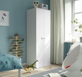 White ikea wardrobe