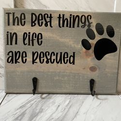 Custom dog leash holders