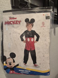 Mickey Mouse Childrens Costume 3T-4T