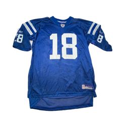vintage reebok peyton manning info colts nfl jersey size 2xl