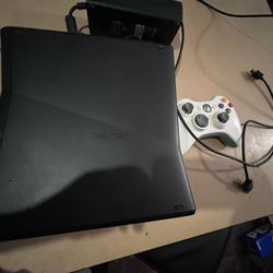 Xbox 360 Slim W Control And Game 