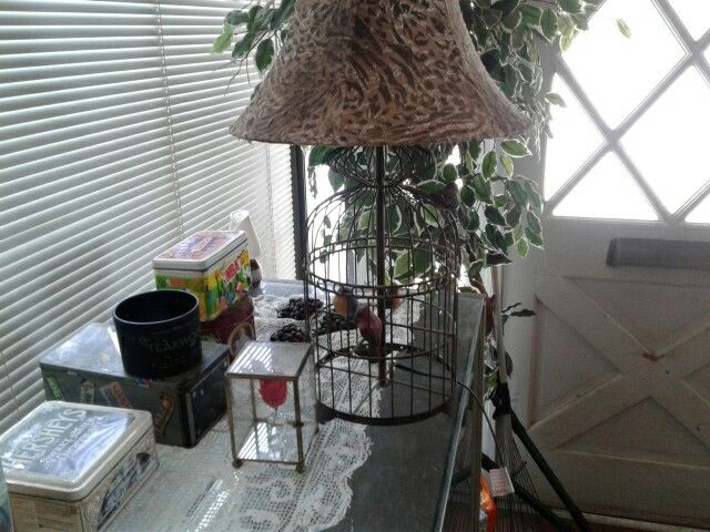 Birdcage lamp