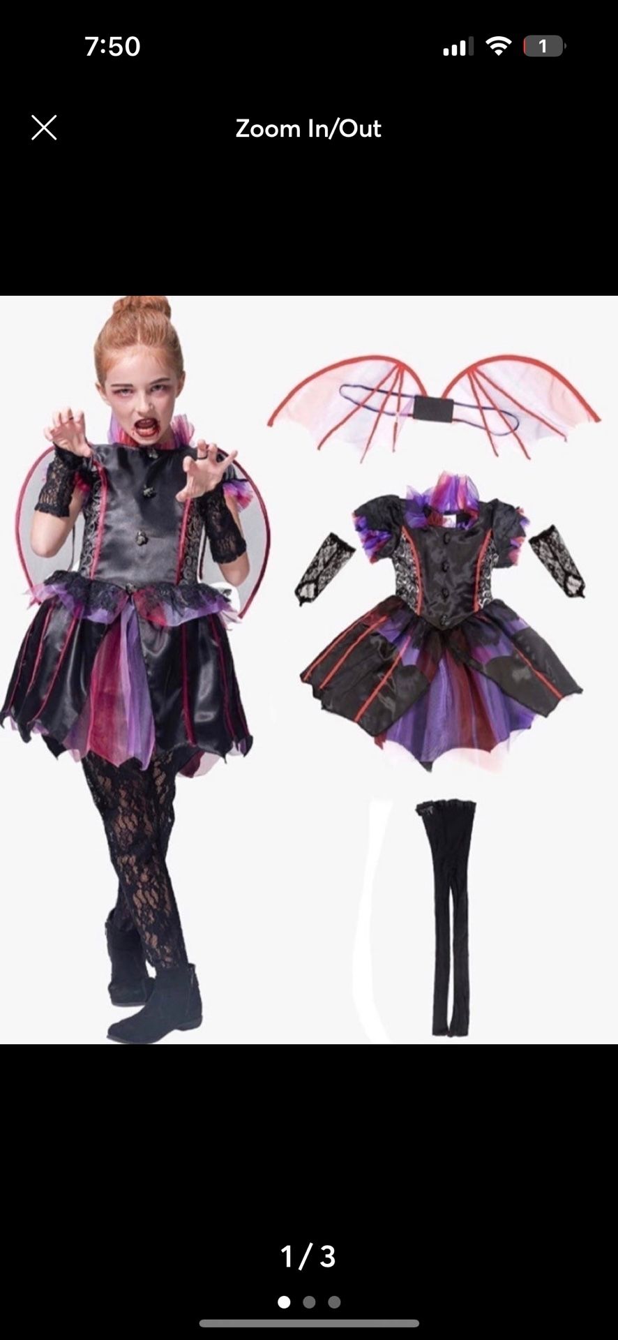 Girl Vampire Costume 