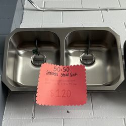 50x50 Stainless Steel Sink