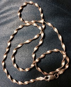 18" .925 Italian silver necklace