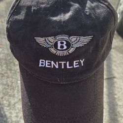Bentley Black Baseball Hat Cap Cotton Braman Adjustable 