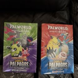 Palworld Dawn of Palpagos Red Blue & Green Purple Trial Starter Deck Set Sealed Japanese