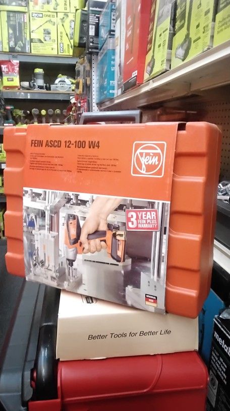 FEIN ASCD 12 - 100 W4 12V CORDLEES IMPACT WRENCH/DRIVER KIT