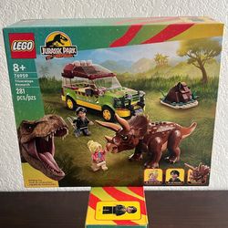 Lego 76959 Triceratops Research Jurassic Park 30th Anniversary 