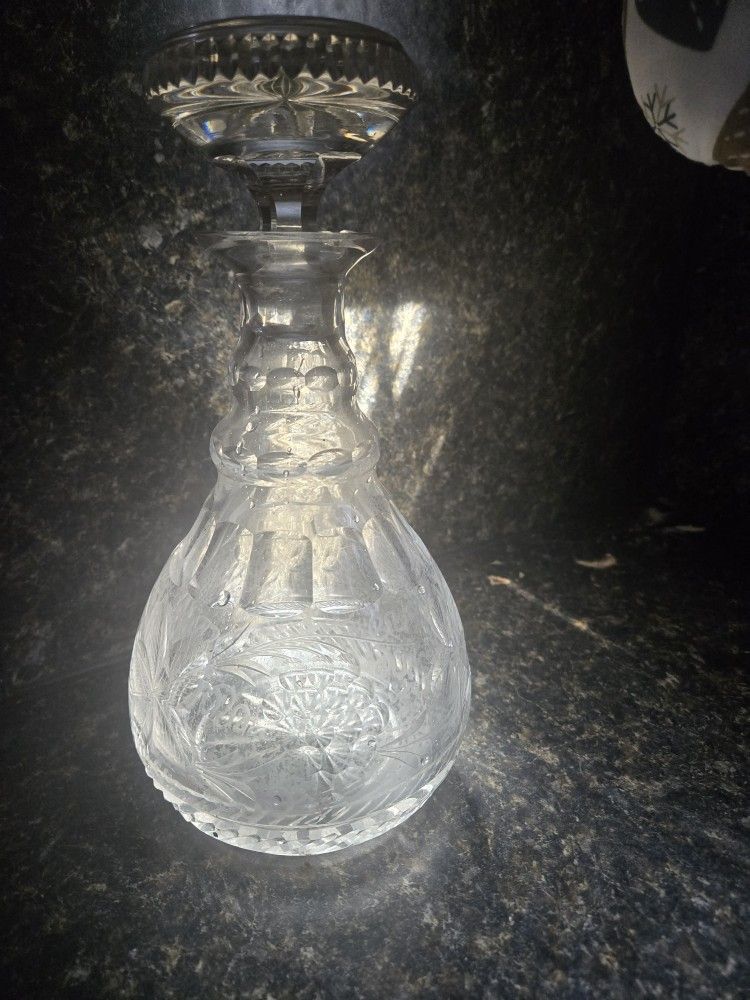Vintage Beautiful Liquor or decor glass