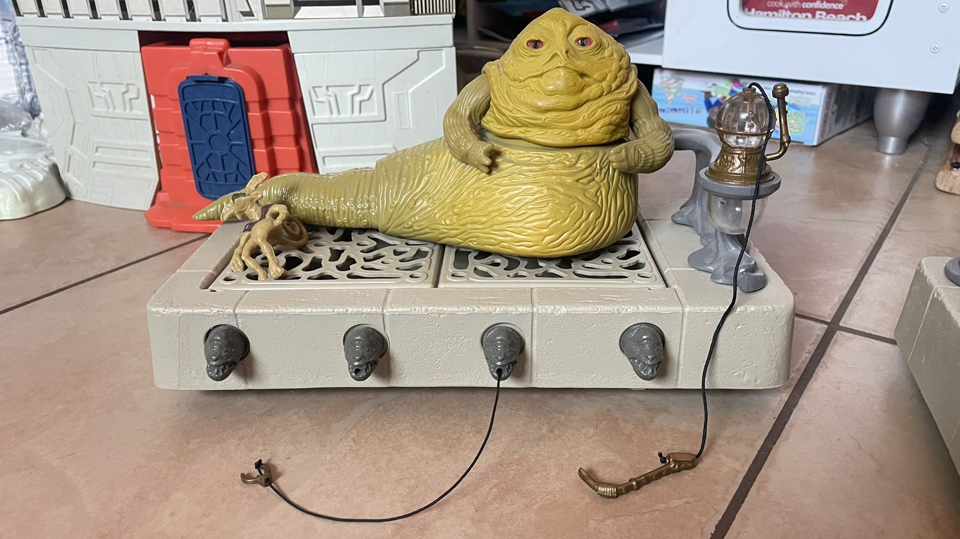 Vintage Star Wars Jabba the Hutt playset.