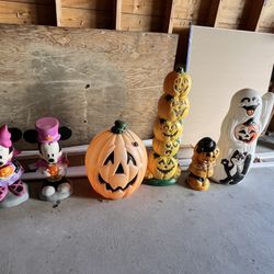 Halloween blowmolds 
