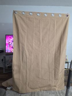 Cortinas blackout de color beige
