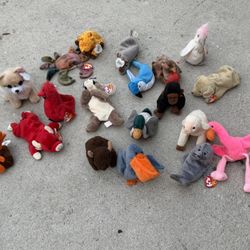 Vintage Ty Beanie babies All For $60