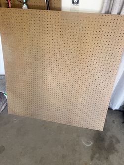 Large Pegboard With Hooks