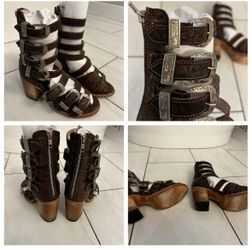 Freebird Brooklyn Sandals, Size 8, Like New Condition