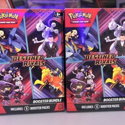 Pokémon Destined Rivals Booster Bundles (set Of 2)