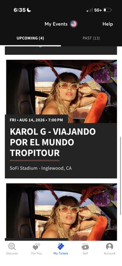 KAROL G TICKET