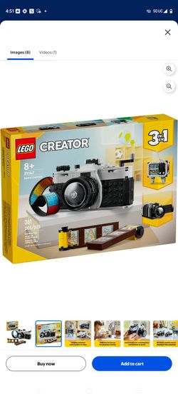 LEGO CREATOR RETRO CAMERA $20 Obo